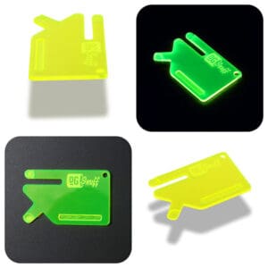 The OGS Multi Tool Card 2 PCS Neon UV Green