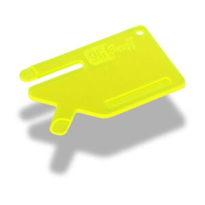 The OGS Multi Tool Card 2 PCS Neon UV Green Snorter