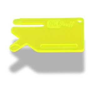 The OGS Multi Tool Card 2 PCS Neon UV Green Snuff Card