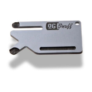 The OGS Multi Tool Card 2 PCS Silver Two-Tone Snuff Card