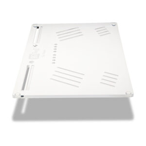 The OGS Platter Board - Crystal Clear Snuff Plate with Grooves