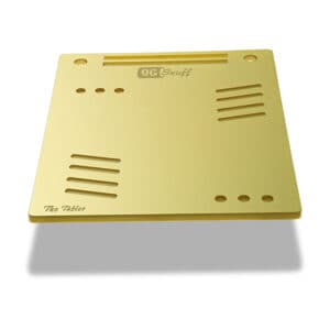 The OGS Tablet Board Metallic Gold Snuff Plate Party Box USA