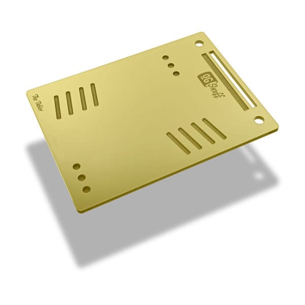 The OGS Tablet Snuff Board Metallic Gold Party Box USA